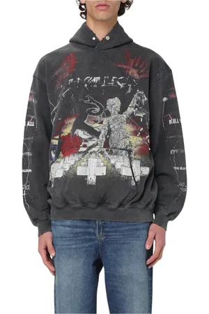 Represent Heren, Sweatshirts & Hoodies, Grijs, Maat: S Katoen