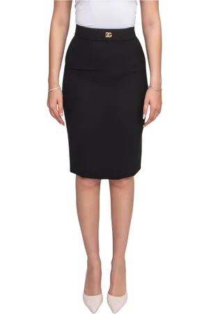 Dolce & Gabbana Dames, Rokken, Zwart, Maat: M