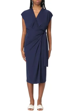 HANITA Dames, Jurken, Blauw, Maat: S Jersey