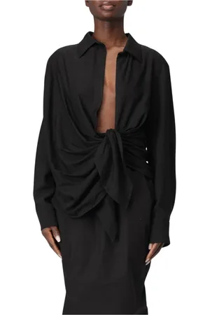 Jacquemus Dames, Blouses & Shirts, Zwart, Maat: S