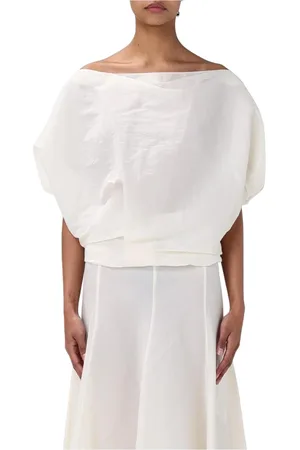 Khaite Dames, Blouses & Shirts, Wit, Maat: XS Zijde