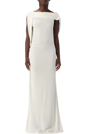 Alberta Ferretti Dames, Jurken, Wit, Maat: S Jersey