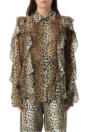 BLUMARINE Dames, Blouses & Shirts, Veelkleurig, Maat: XS Zijde