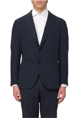 Boglioli Heren, Pakken, Blauw, Maat: 4XL