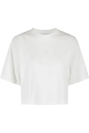 ANINE BING Dames, Tops, Wit, Maat: S Katoen