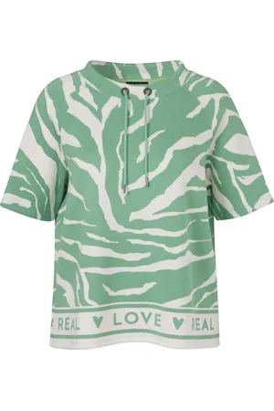Via Appia Due Dames, Tops, Groen, Maat: 6XL