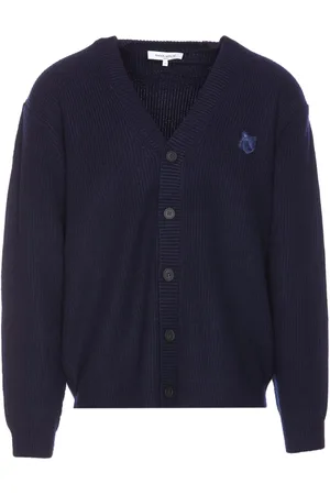 Maison Kitsuné Heren, Truien, Blauw, Maat: XS Wol