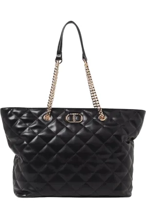Twin-Set Dames, Tassen, Zwart, Maat: ONE Size Leer