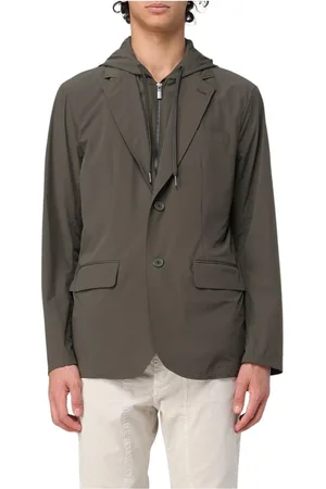 Armani Exchange Heren, Jassen, Groen, Maat: XL Leer
