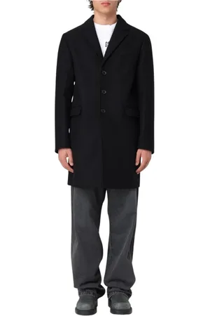 Dsquared2 Heren, Mantels, Zwart, Maat: XL Wol