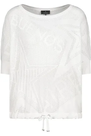 monari Dames, Truien, Wit, Maat: XL Katoen