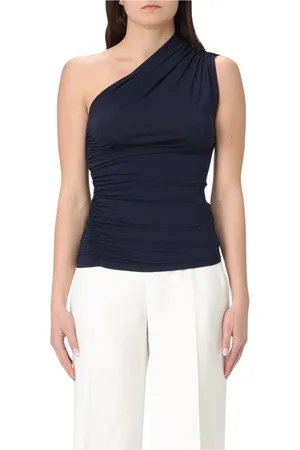 Elisabetta Franchi Dames, Tops, Blauw, Maat: XL
