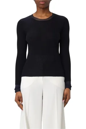 Max Mara Dames, Truien, Blauw, Maat: M Zijde