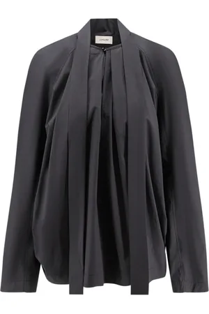 LEMAIRE Dames, Blouses & Shirts, Zwart, Maat: XS Katoen
