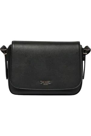 Twin-Set Dames, Tassen, Zwart, Maat: ONE Size Leer