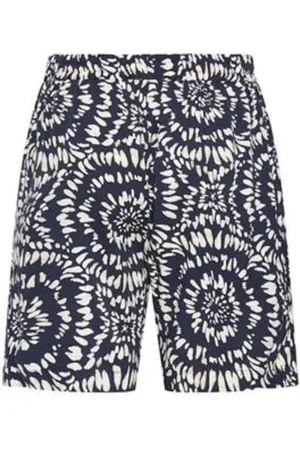 Ichi Dames, Korte broeken, Zwart, Maat: 2XL