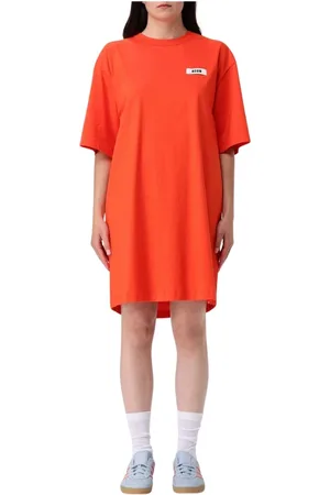 Msgm Dames, Jurken, Rood, Maat: XS