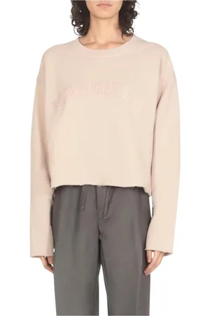 Maison Margiela Dames, Sweatshirts & Hoodies, Roze, Maat: M Katoen