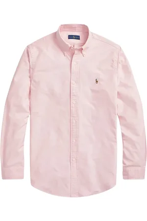 Ralph Lauren Heren, Overhemden, Roze, Maat: XL Katoen