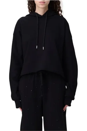 DISCLAIMER Dames, Sweatshirts & Hoodies, Zwart, Maat: M Katoen