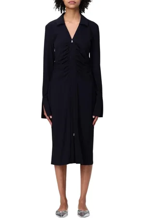 Patrizia Pepe Dames, Jurken, Zwart, Maat: S Jersey