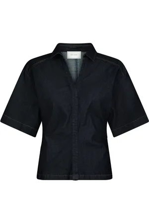 Neo Noir Dames, Blouses & Shirts, Blauw, Maat: XL Denim