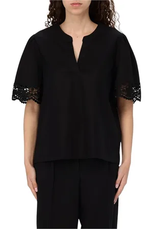 Twin-Set Dames, Blouses & Shirts, Zwart, Maat: XL