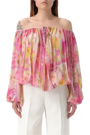 BLUMARINE Dames, Blouses & Shirts, Veelkleurig, Maat: XS Zijde