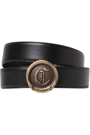 Roberto Cavalli Heren, Accessoires, Zwart, Maat: 95 CM Leer