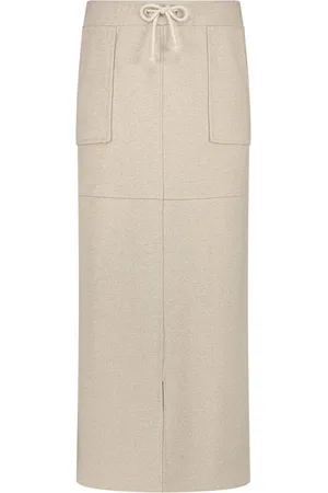 NUKUS Dames, Rokken, Geel, Maat: 2XL Katoen