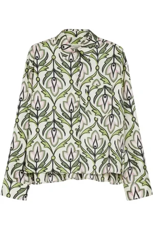 Max Mara Dames, Blouses & Shirts, Groen, Maat: M Zijde