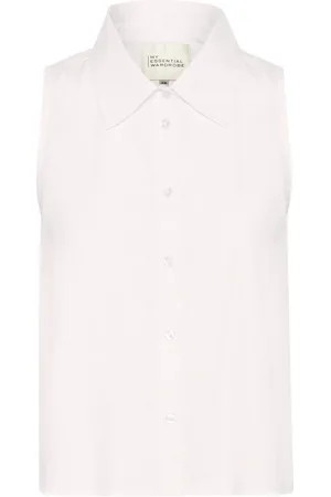 My Essential Wardrobe Dames, Blouses & Shirts, Wit, Maat: XS Katoen