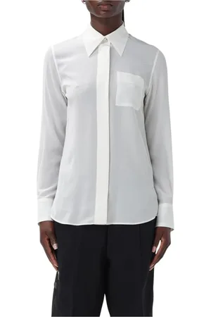 Lanvin Dames, Blouses & Shirts, Wit, Maat: S Zijde