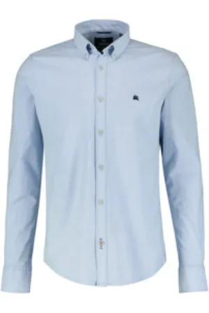 Lerros Heren, Overhemden, Blauw, Maat: XL