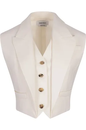 Alexander McQueen Dames, Jassen, Wit, Maat: 2XS