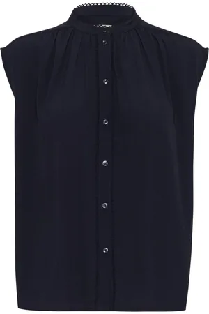 INWEAR Dames, Blouses & Shirts, Blauw, Maat: XL