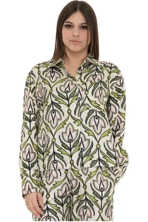 Max Mara Dames, Blouses & Shirts, Veelkleurig, Maat: XS Zijde