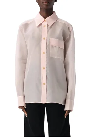 Khaite Dames, Blouses & Shirts, Roze, Maat: XS Zijde