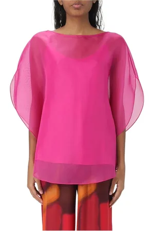 GIANLUCA CAPANNOLO Dames, Blouses & Shirts, Roze, Maat: S Zijde