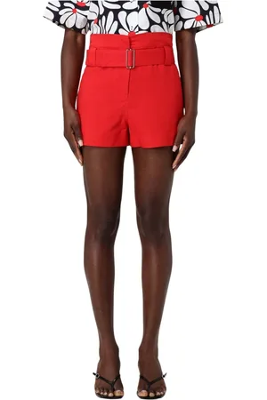 Msgm Dames, Korte broeken, Rood, Maat: XS