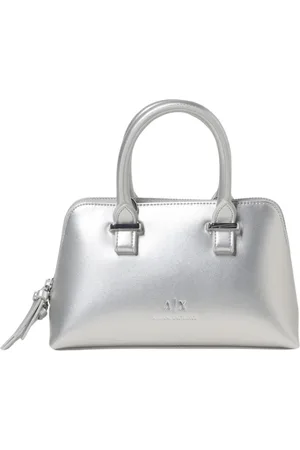 Armani Exchange Dames, Tassen, Grijs, Maat: ONE Size Leer