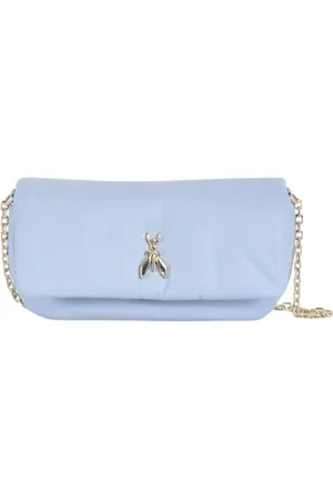 Patrizia Pepe Dames, Tassen, Blauw, Maat: ONE Size Leer