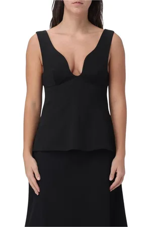 Jil Sander Dames, Tops, Zwart, Maat: S Wol