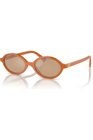 Miu Miu Dames, Accessoires, Oranje, Maat: 50 MM