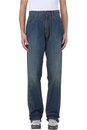 Maison Margiela Dames, Jeans, Blauw, Maat: W26 Katoen