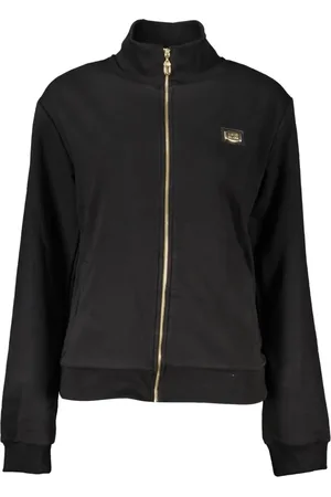 Roberto Cavalli Dames, Sweatshirts & Hoodies, Zwart, Maat: M