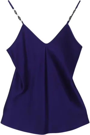 Max Mara Dames, Tops, Blauw, Maat: L Zijde
