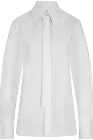 Jil Sander Dames, Blouses & Shirts, Wit, Maat: M Katoen