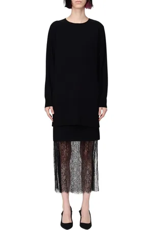 Twin-Set Dames, Jurken, Zwart, Maat: 2XL