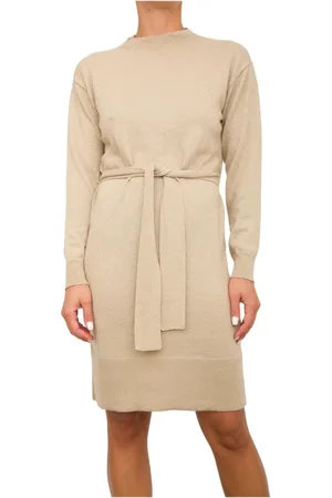 Armani Exchange Dames, Jurken, Bruin, Maat: M Wol